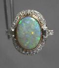 Vintage Opal And Diamond Engagement Ring Vintage Opal And Diamond Engagement Ring